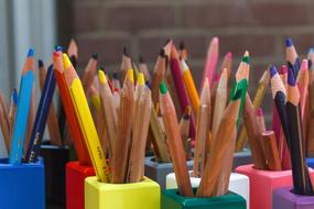 Colored Pencils Wooden box