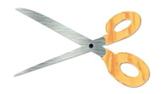 scissors cut court drawing