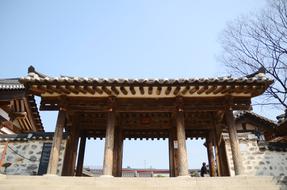 Hanok Village roof