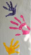 Paint Color Finger hand