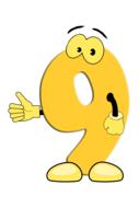mathematics pay digits number 9 drawing