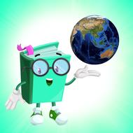 professor book funny world drawing