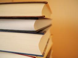 Books Stack white