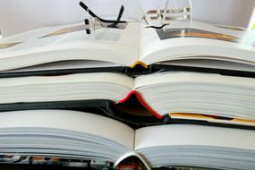 Education Books stack