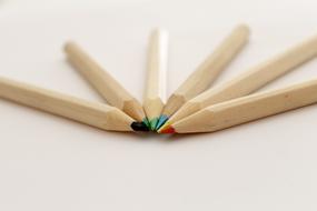 photo of a pencil fan