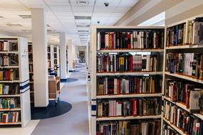 hall of empty library