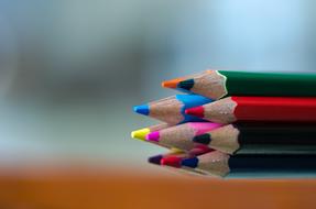 multicolored Pencil Macro