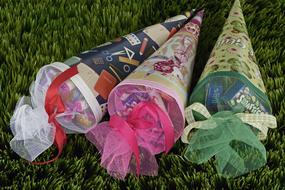 Sugar Bags on green grass