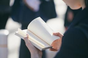People Reading Book hand