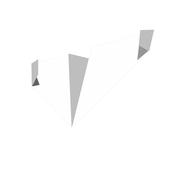origami paper airplane drawing