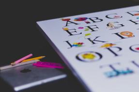 alphabet learning with tablet