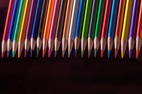 multiColored Pencils Wood