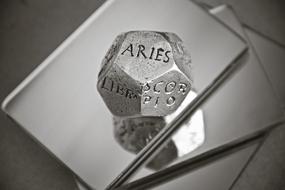 Concept Astrology Aries stone