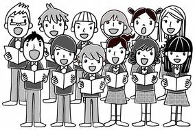 singing children song drawing