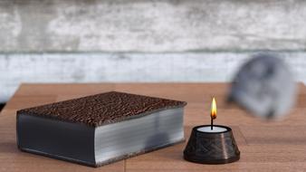 brown Book and Candle