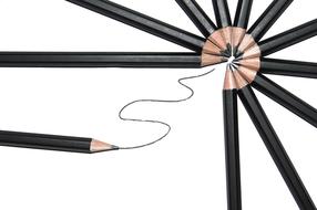Pencil School black