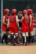 Softball Girls Team red