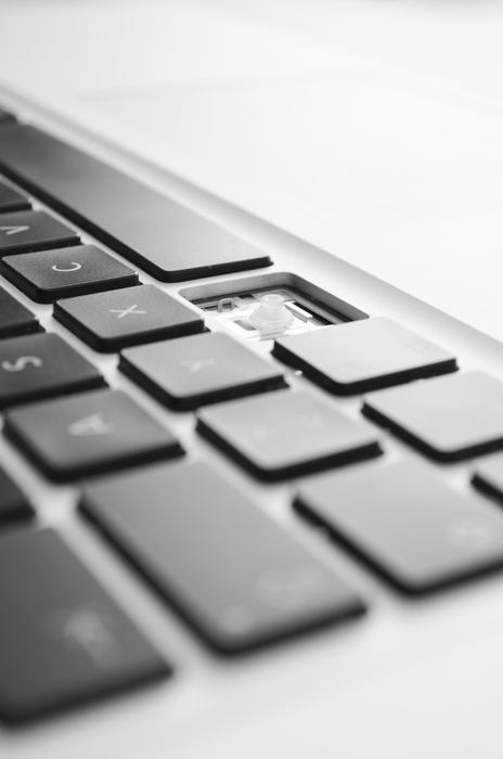 broken keyboard on laptop