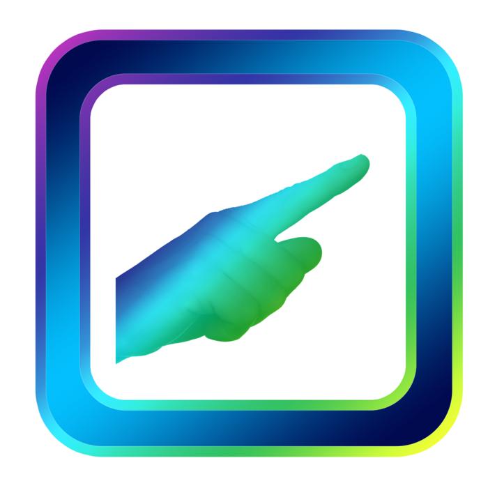 icon finger show suggest direction