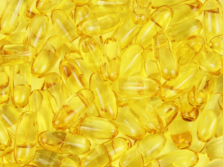 Capsules gold oil