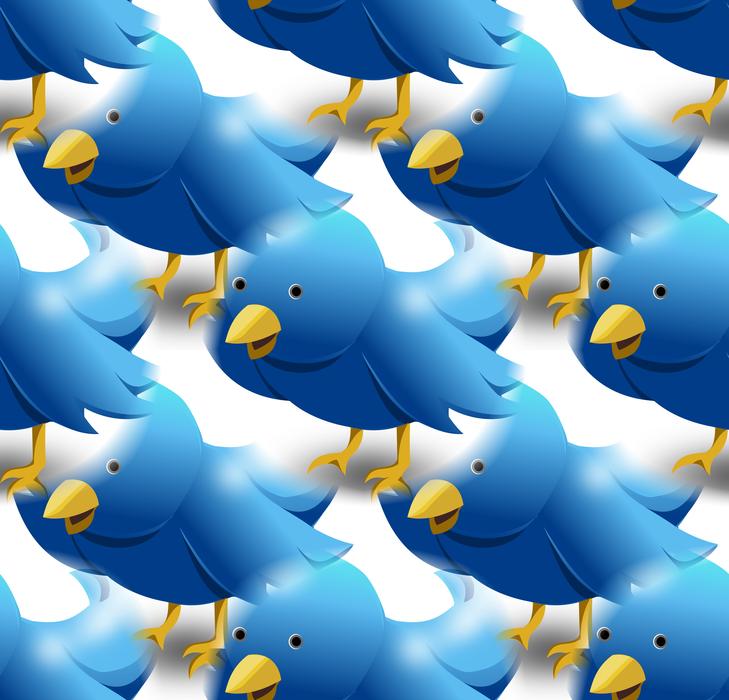 twitter as background