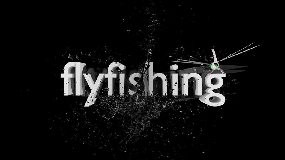 fly fishing on the banner