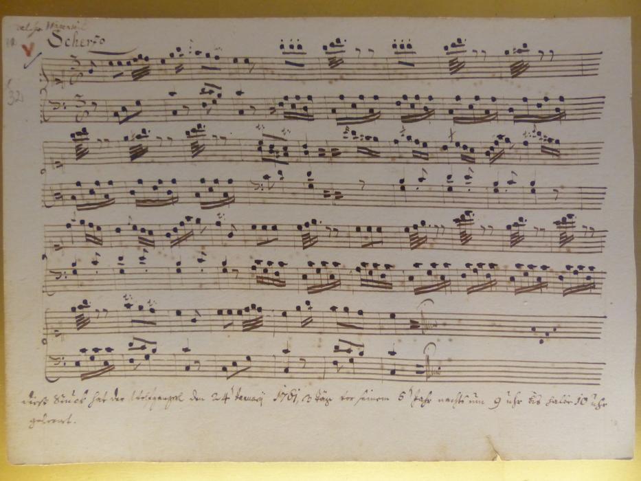 Music Once Notebook by Leopold Mozart