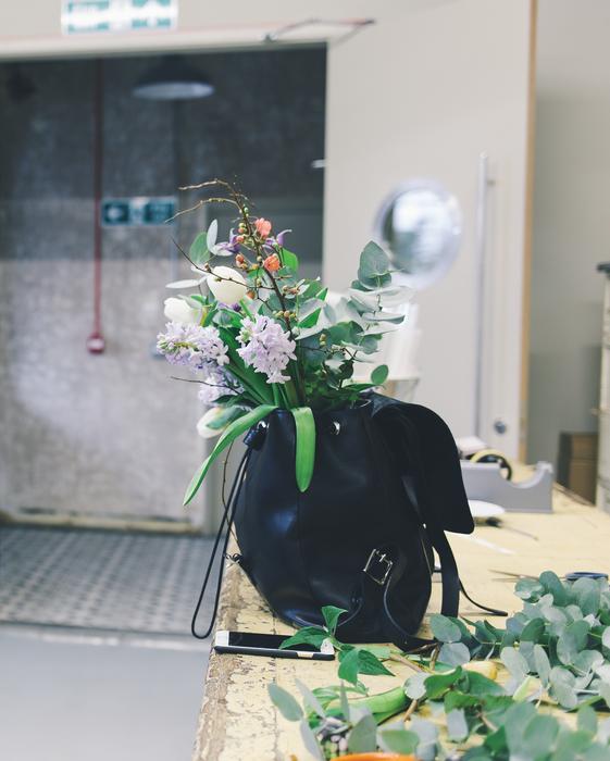 flowers decoration and iphone