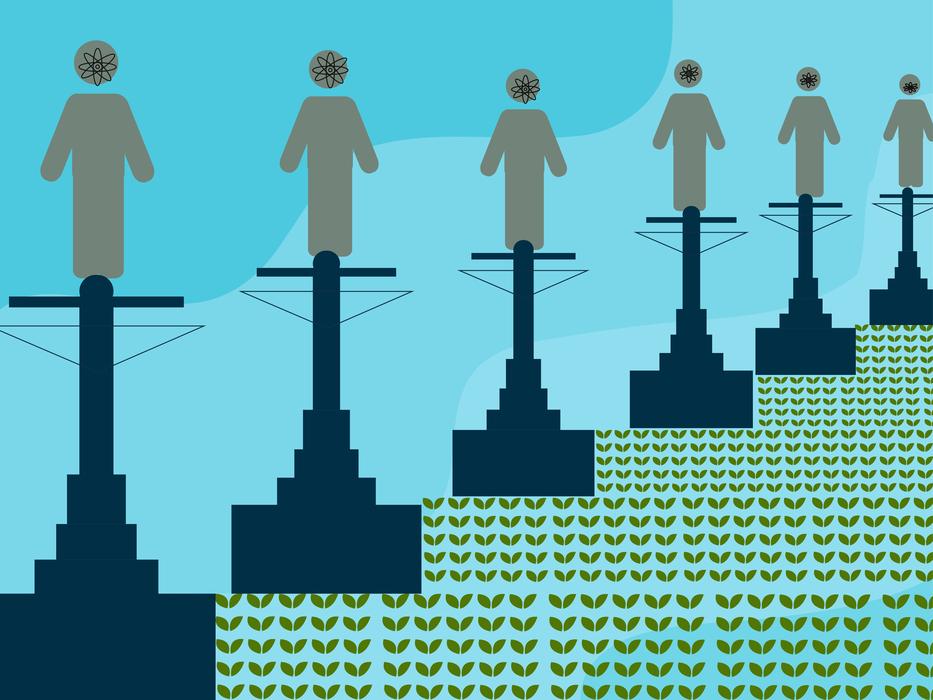 electric smart city symbol