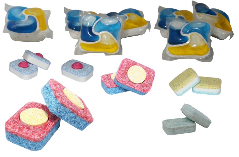 variety of dishwasher tablets