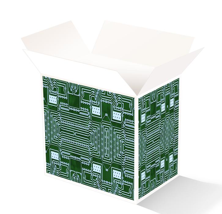 packaging with motherboard picture