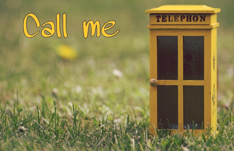 phone booth call me