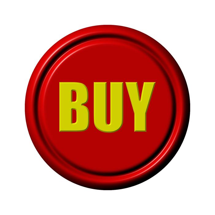 round red button with icon