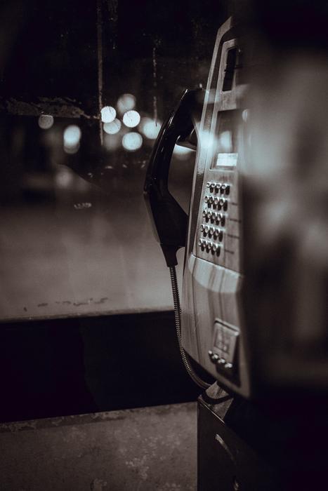 Payphone Communication Call on street