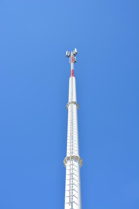 Cell Tower Gsm 4G against the blue sky