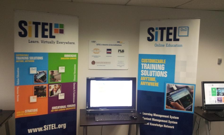 Device for simulation, among the colorful signs