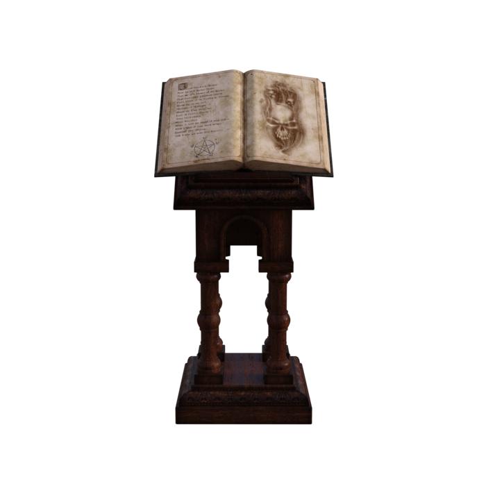 book stand reading