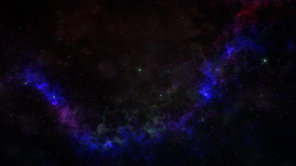 mystical glow in the galaxy