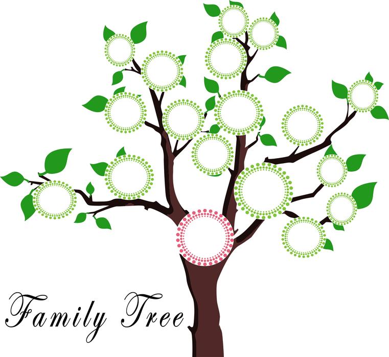 tree family education drawing