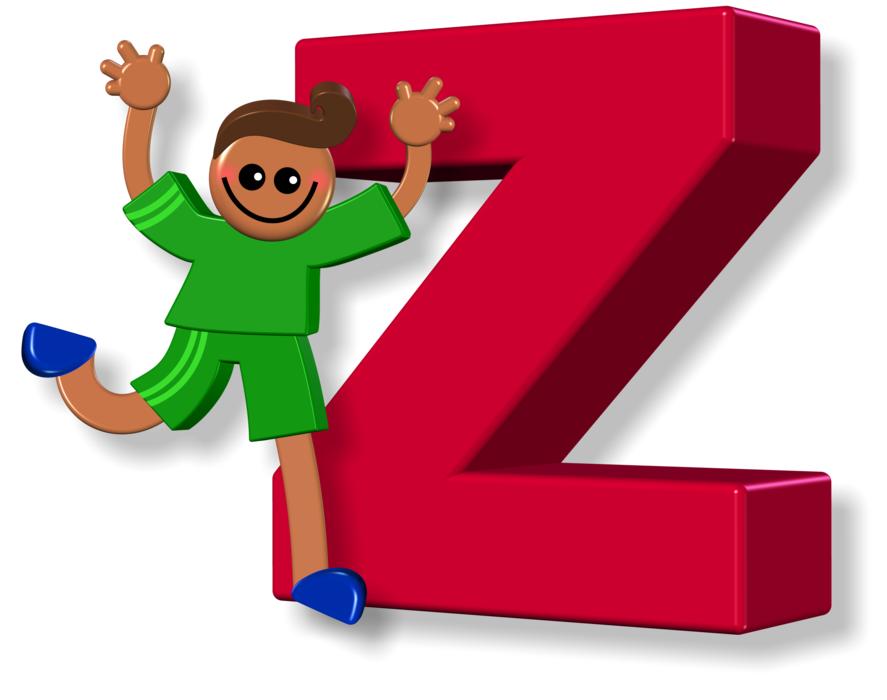 letter z and boy