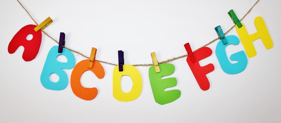 Letters colors