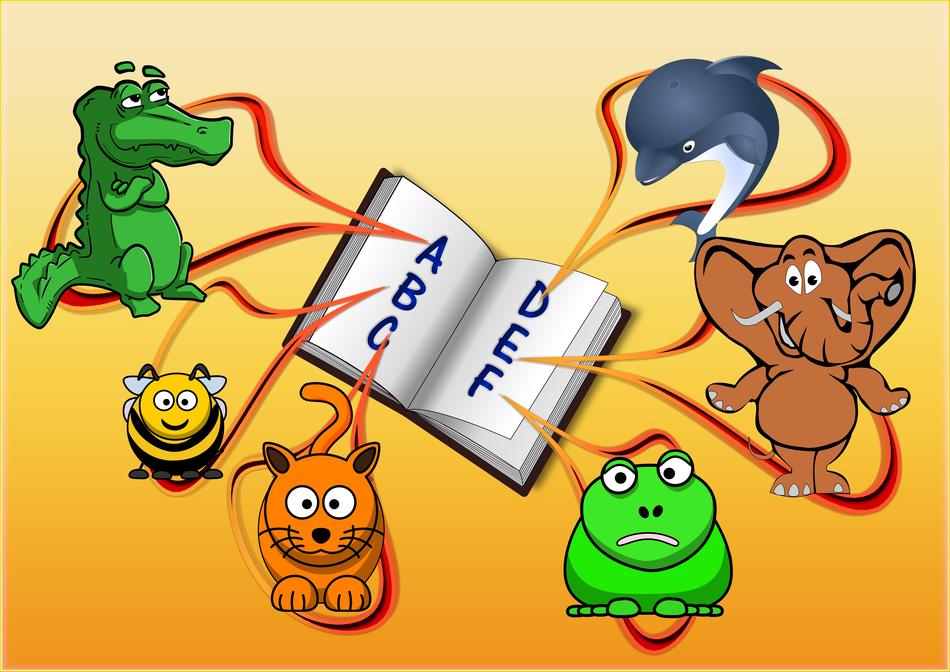 read abc deg animals drawing
