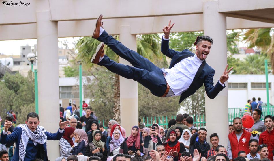 Flying Man Graduation