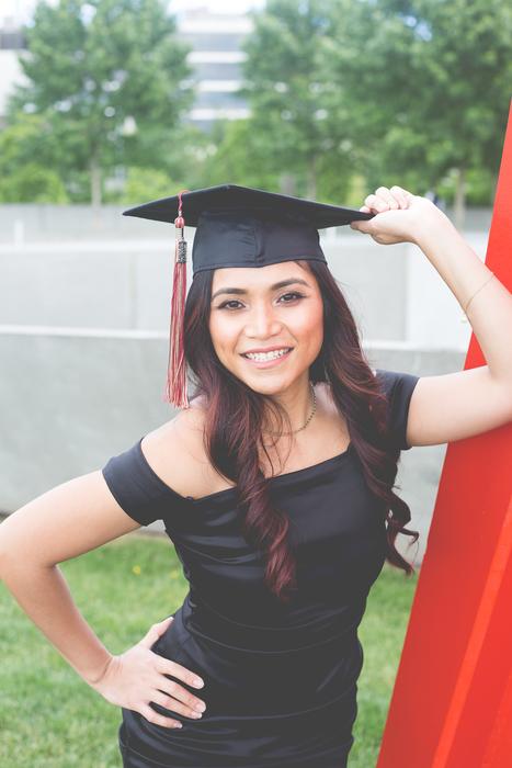 graduating girl