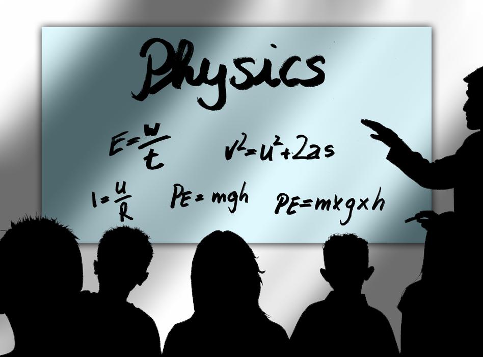 Physics Basics Laws drawing
