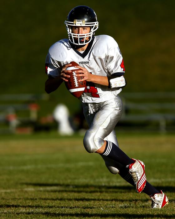 Quarterback American boy