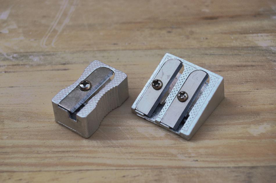 two metal sharpeners