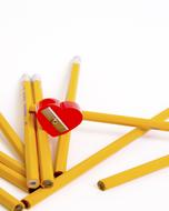 School Pencils and Heart
