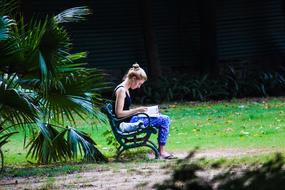 Study Garden Park girl