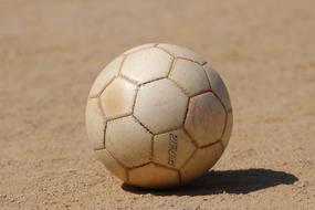dirty Football ball